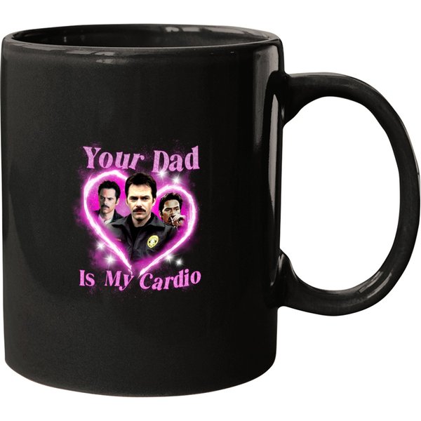Charlie Swan Movie Mugs, Your Dad Is My Cardio Vintage 90S-image