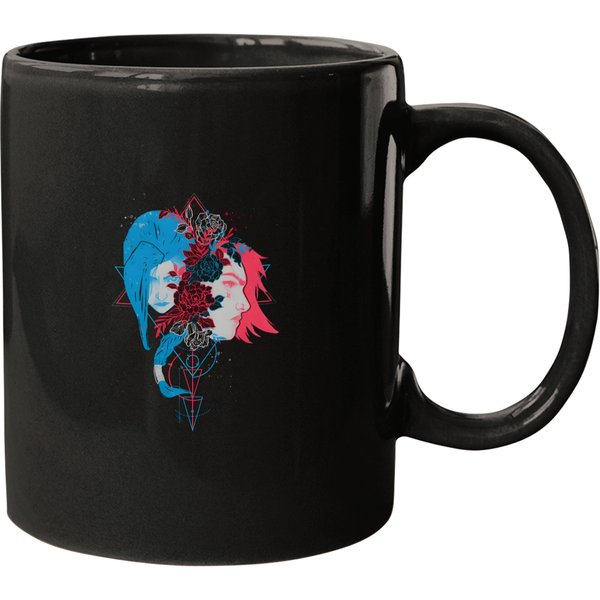 Arcane Jinx And Vi Art Mugs-image
