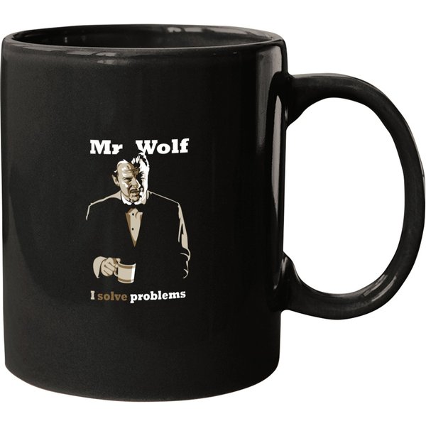 Mr Wolf - I Solve Problems Pulp Fiction Mugs-image