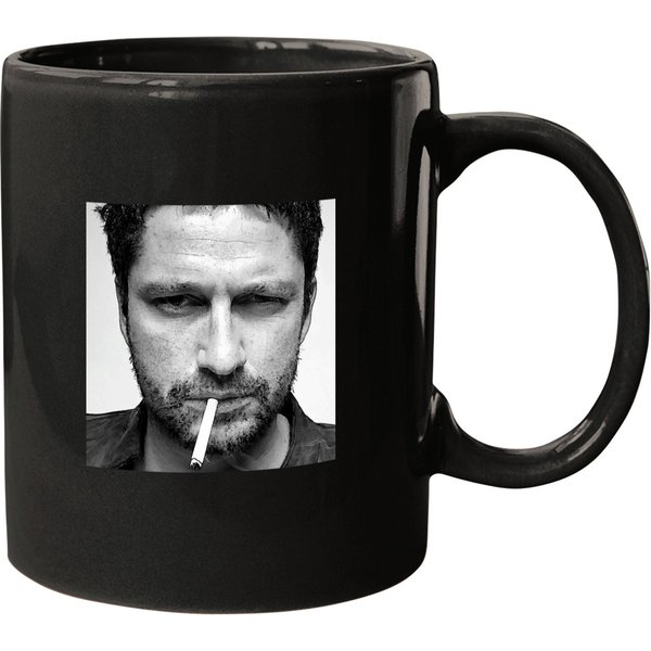 Gerard Butler Black Amp White Portrait Mugs-image