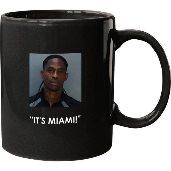 Travis Mugshot Its Miami! Premium Mugs