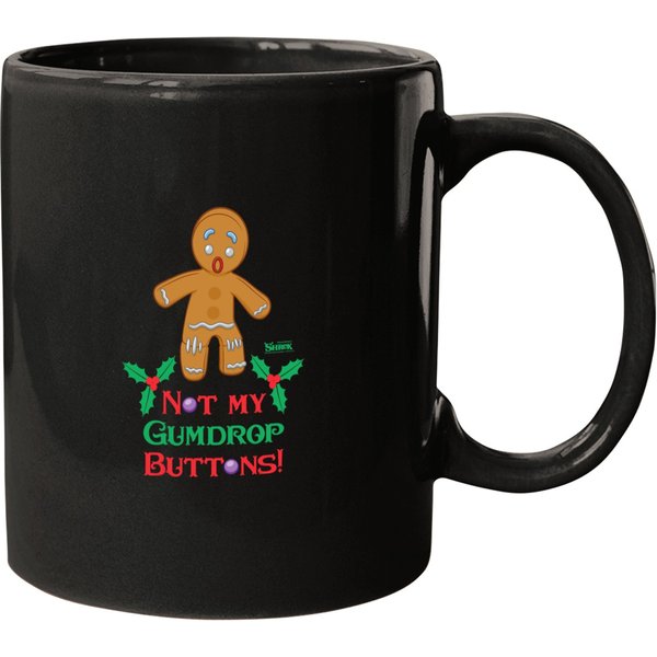 Shrek Gingy Not My Gumdrop Buttons Mugs