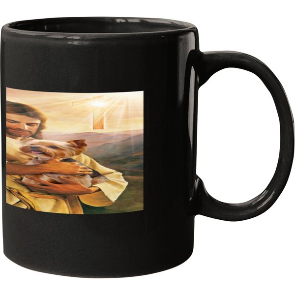 Yorkshire Terrier Baby Protected By God For Yorkshire Lover Mugs-image