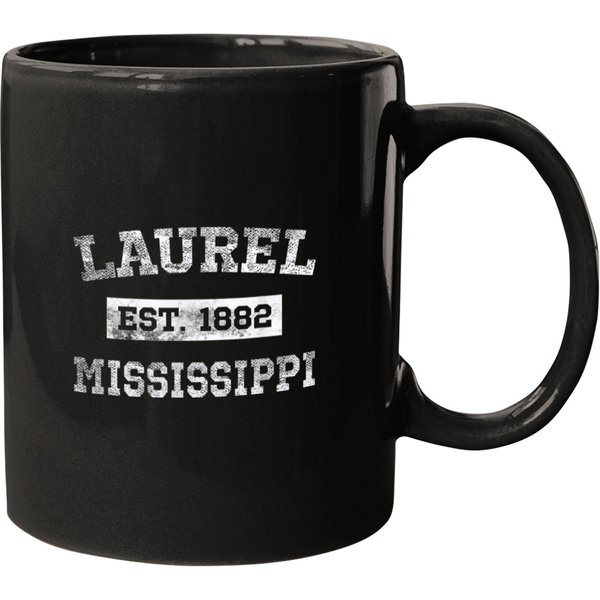 Laurel Mississippi T Shirt Est 1882 Distressed Mugs