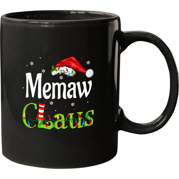 Memaw Claus Mugs Christmas Pajama Family Matching-image