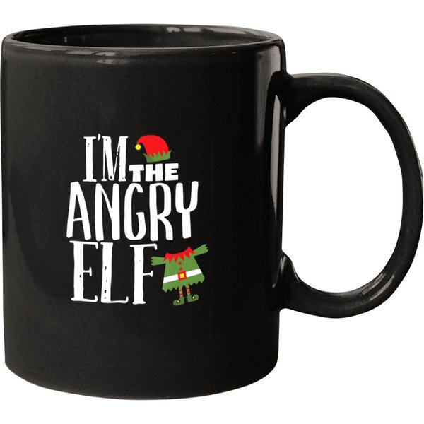 I'm The Angry Elf Matching Family Group Christmas Costume Mugs-image