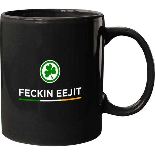 Feckin Eejit Shamrock Irish Flag Shirt Mugs-image