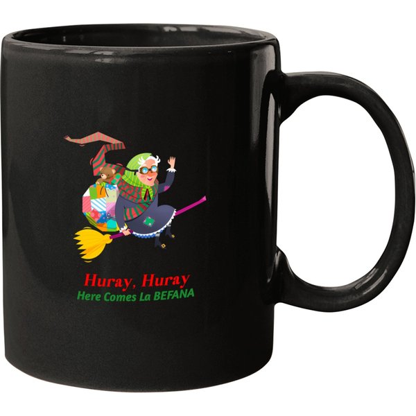 Italian Christmas Witch La Befana Mugs