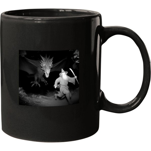 Marathon Funny Gandalf Mugs Gandalf Dragon Mugs-image