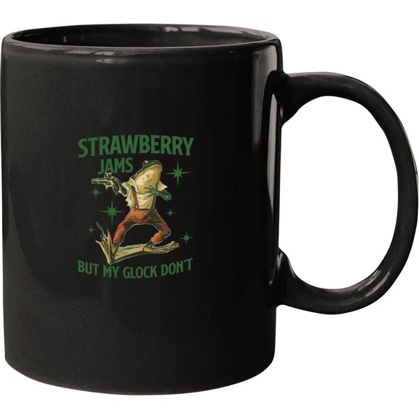 Strawberry Jams But My Glock Dont Mugs-image
