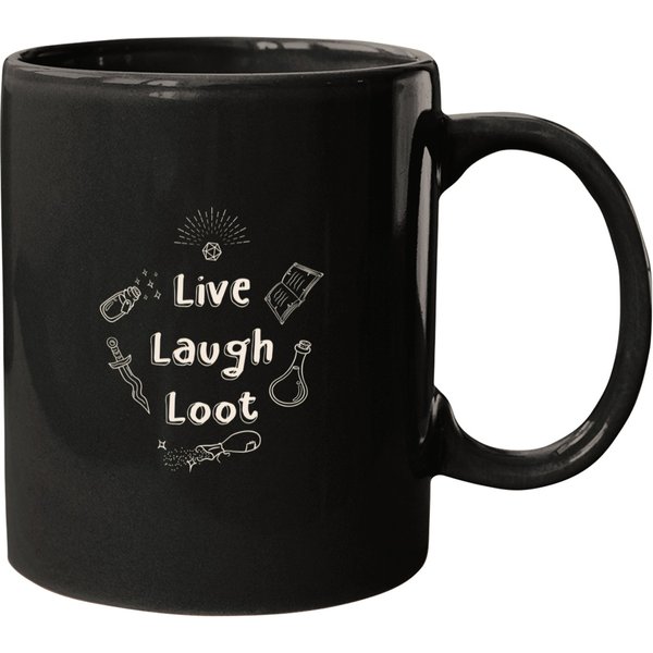 Live Laugh Loot Funny Gaming Mugs