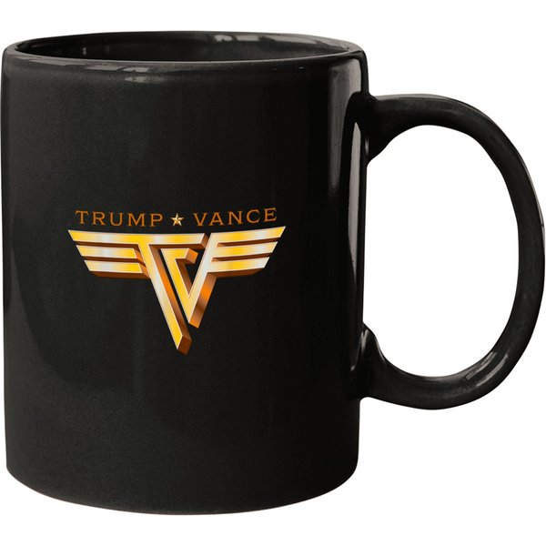 Trump Vance Tv Rocker Gold Logo Vintage Trump Vance 2024 Mugs