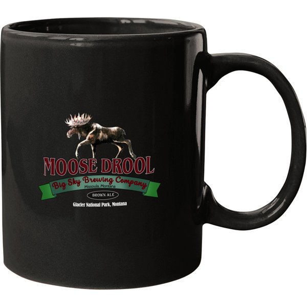Vintage Hoodies Moose Drool Brewing Co. Missoula Glacier Park Montana Print Cotton Hoodies Size Adult S Deadstock Mugs-image