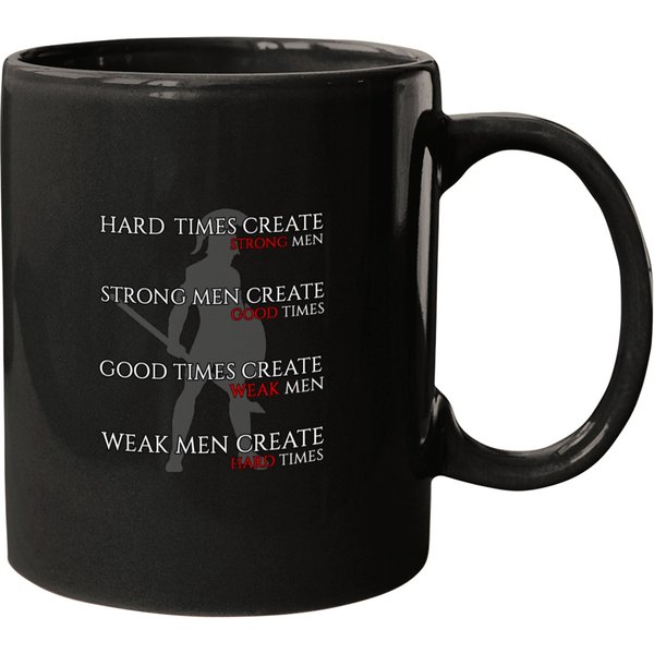 Hard Times Create Strong Men Mugs-image