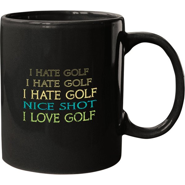 I Hate Golf Nice Shot I Love Golf Funny Golf Day Mugs-image