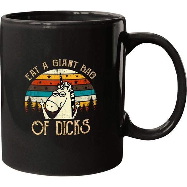 Eat A Giant Bag Of Dicks Unicorn T Shirt Mugs-image