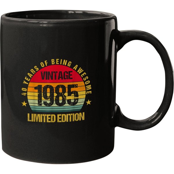 40 Years Old 1985 Vintages 40th Birthday Men Women Cute Forty Mugs