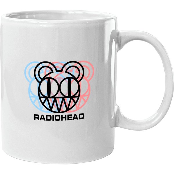 Radiohead Logo Dizzy Glitch - Radiohead - Trucker Hats Mugs