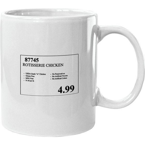 Costco Rotisserie Chicken Price Tag Mugs