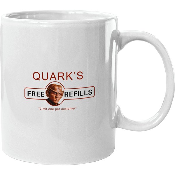 Deep Space Nine Quark's Free Refills Gift Mugs-image
