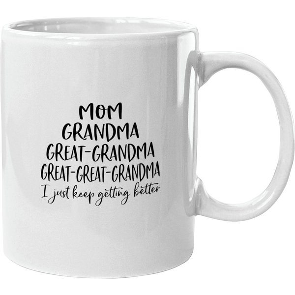 Great Great Grandma Mugs, Pregnancy Announcement, Gift For Great-Grandma-image
