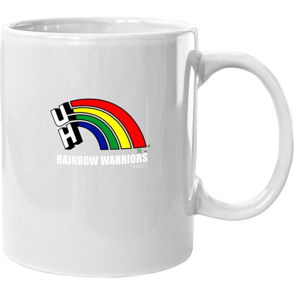 University Of Hawaii Hawaii Rainbow Warrior Logo Mugs-image