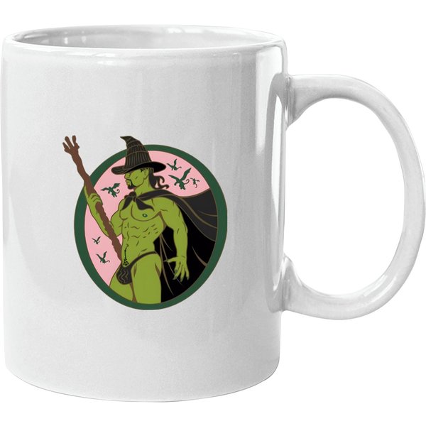 Magical Green Witch Wicked Gay Elphaba Witch Mugs-image