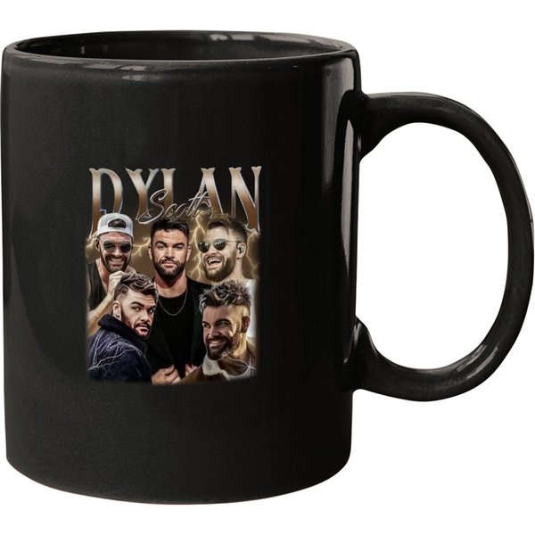 Dylan Scott Mugs, Dylan Scott Inspired Country Music Vintage 90S' Mugs-image