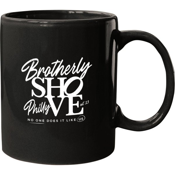 Brotherly Shove Philadelphia Mugs Kelly Green Black Gray-image