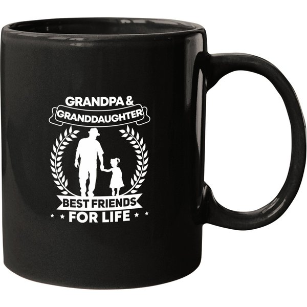 Grandfather Granddaughter Grandpa And Granddaughter Matching T Mugs