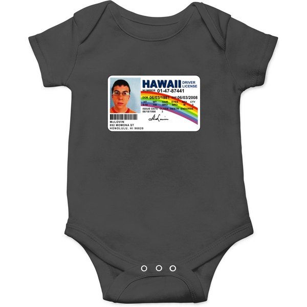 Mclovin Hawaii Drivers License Onesies-image