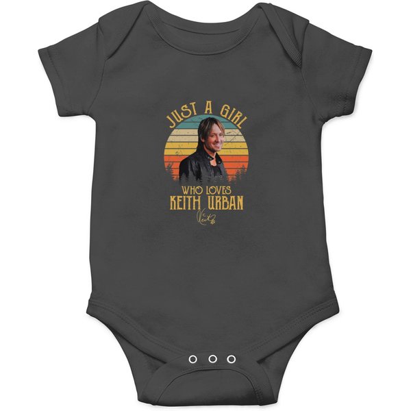 Just A Girl Who Loves Keith Art Urban Onesies-image