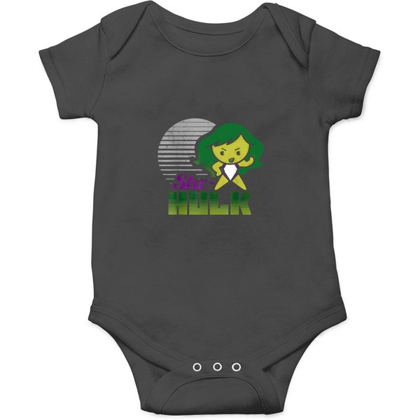 She-Hulk Strong Cute Kawaii Flew Logo Onesies-image