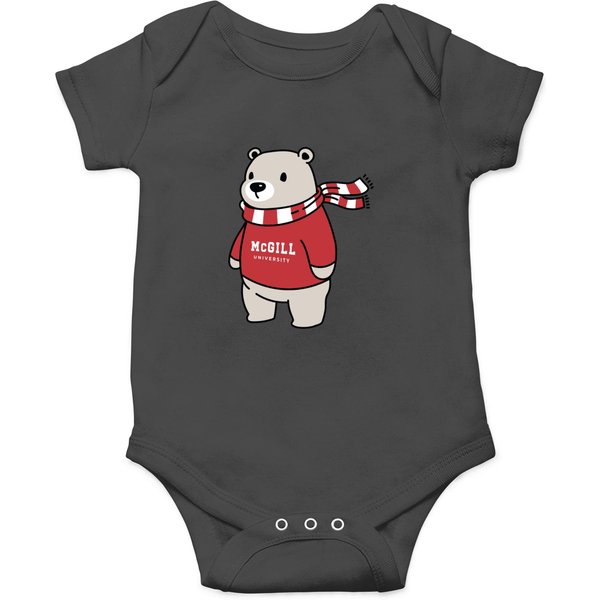 Mcgill University Bear With Sweater-Copy Onesies-image