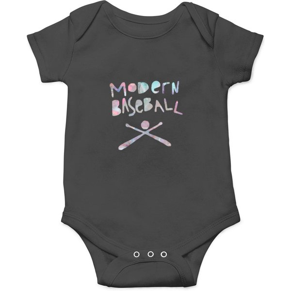 Modern Baseball Pastel Onesies-image