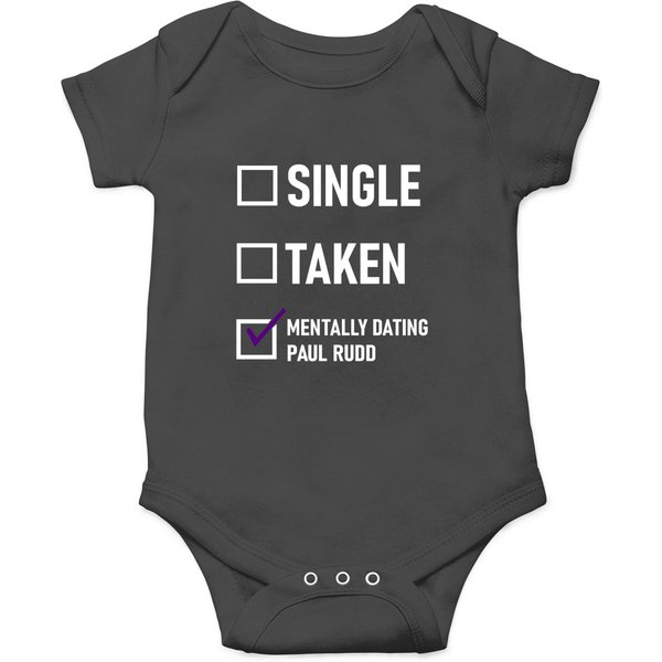 Women_S Mentally Dating Paul Rudd T-Shirt Onesies-image