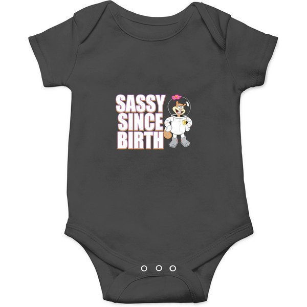 Mademark X Squarepants Sandy Cheeks Sassy Since Birth Onesies-image