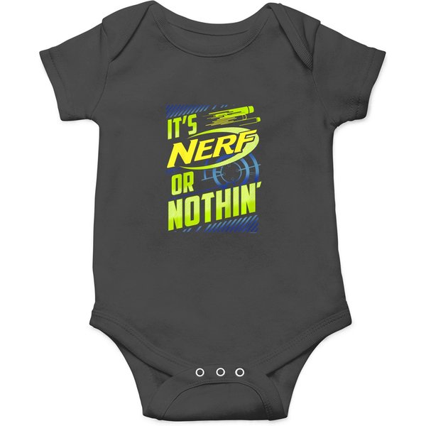 S Nerf It's Nerf Or Nothin' Vintage Bullseye Logo Onesies-image