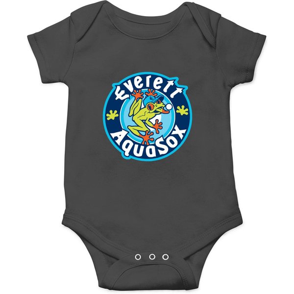 The Everett Aquasox Design Logo The Indianapolis Indians Design Logo Onesies-image