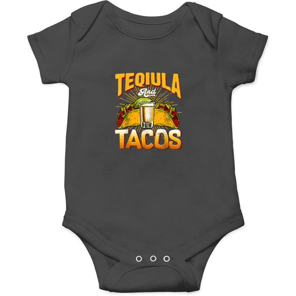 Tequila And Tacos Tequila Day Mexican Drinking Onesies-image