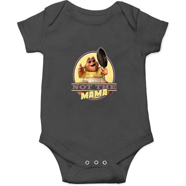 Dinosaurs Not The Mama (Dns0020-501Blk) Men_S Ba Onesies-image