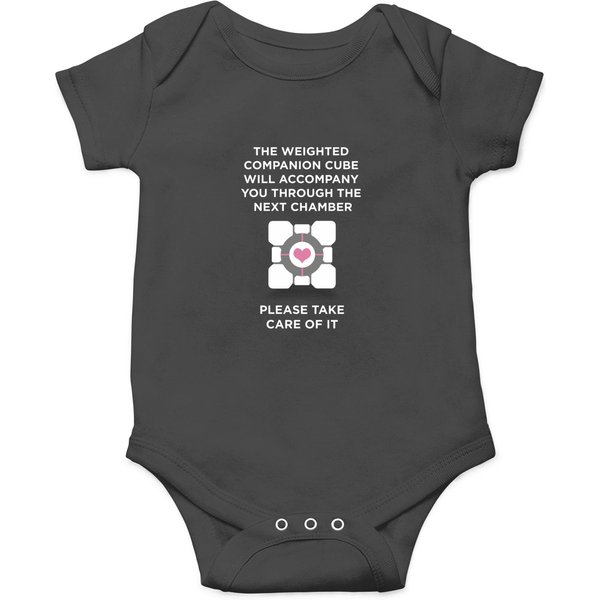 Portal Companion Cube Onesies-image