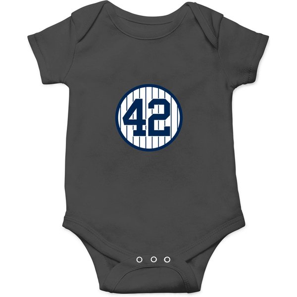Mariano Riv 42 Jersey Number Active Onesies