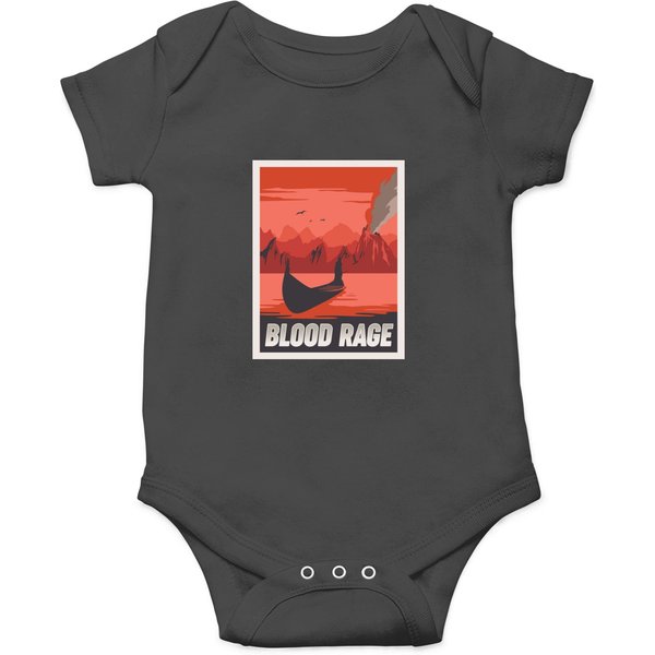 Blood Rage Board Game- Minimalist Travel Style - Gaming Art Onesies