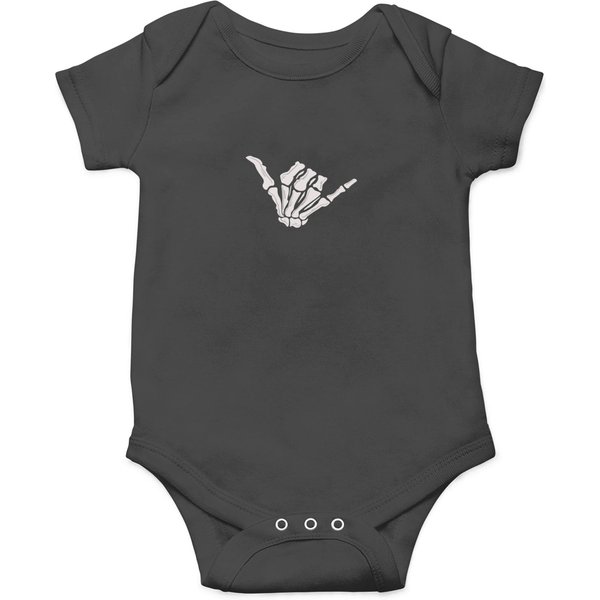 Shaka Skull Hand Sign Onesies