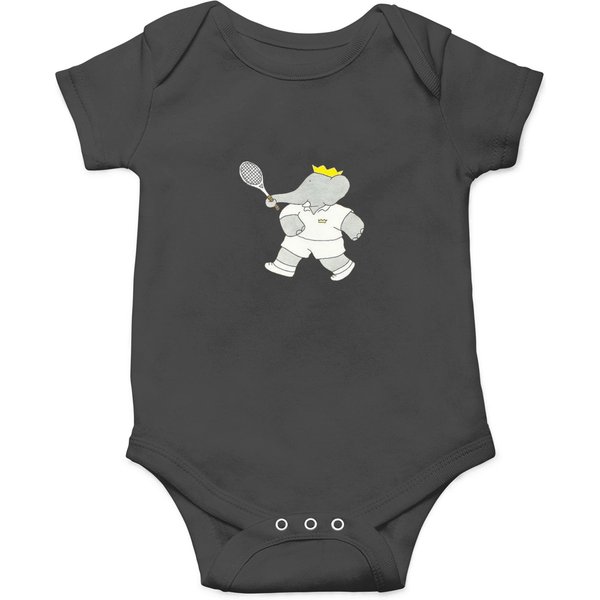 Babar Playing Tennis Onesies-image
