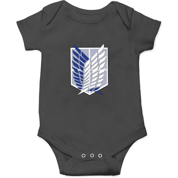 Plain Ao Titan Survey Corps Logo Onesies-image