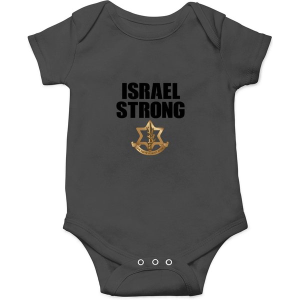 Israel Strong Idf Design Onesies