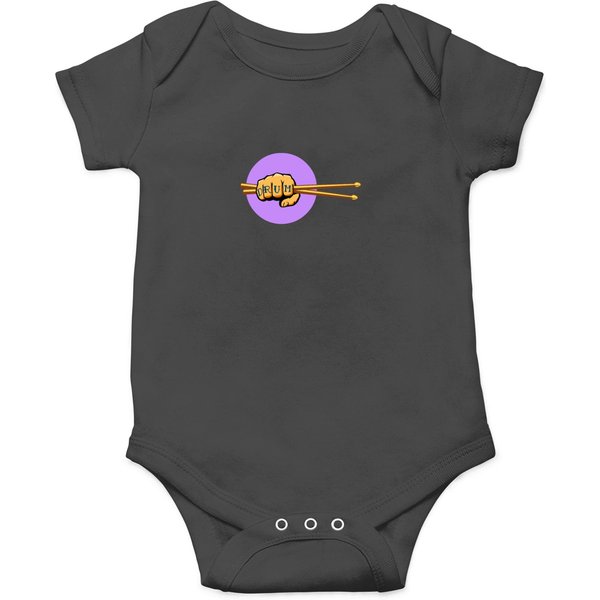 Drum Tattoo Knuckles With Drum Sticks Onesies