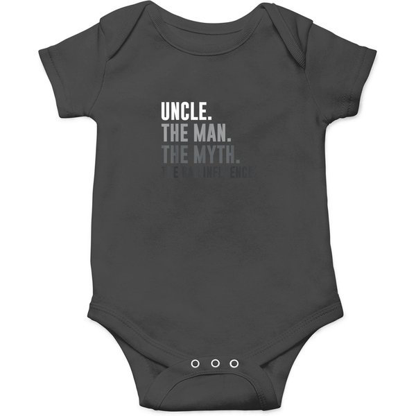 Mens Uncle Man Myth Bad Influence Shirt Funny Fa Onesies-image